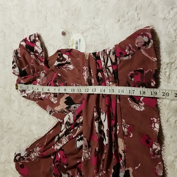 Karl Lagerfeld Womens Floral Blouse Top Size 4 New - Picture 8 of 11